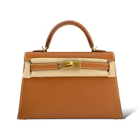 Hermes Kelly Mini Gold Epsom GHW